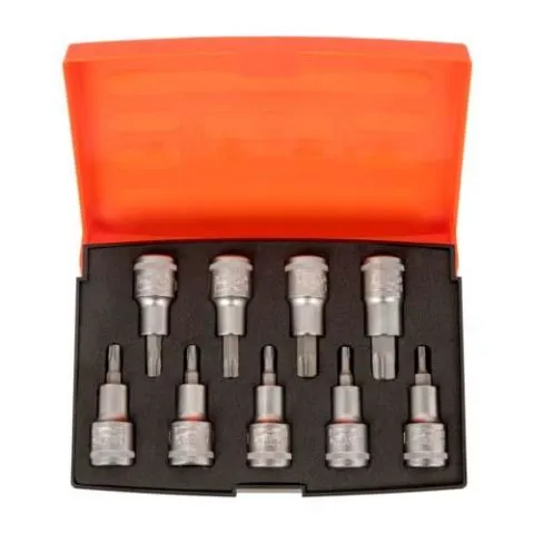 S9TORX Bahco Bitshylssats 9 delar, 1/2" Erbjudande
